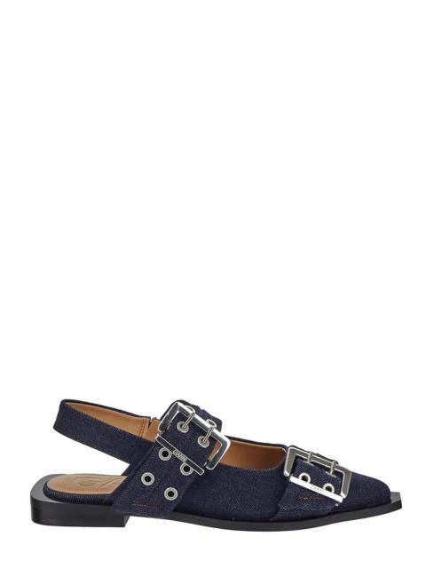 GANNI Buckle Ballerina