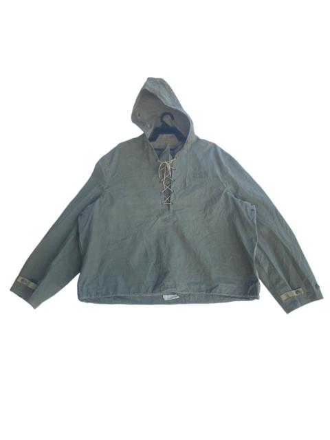 Other Designers Vintage - Collectible 1940s USN ww2 deck wet jacket parka pullover