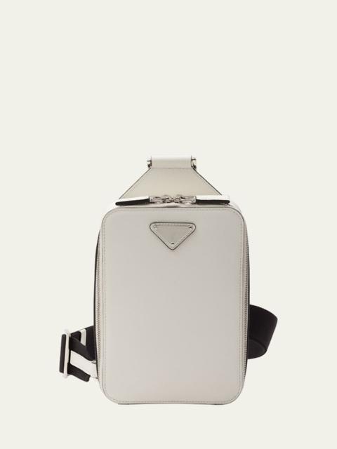 Prada Men's Saffiano Leather Sling Backpack