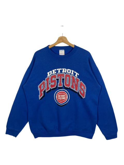 Other Designers Vintage 80s Detroit Pistons Sweatshirt XL Size Blue Colour