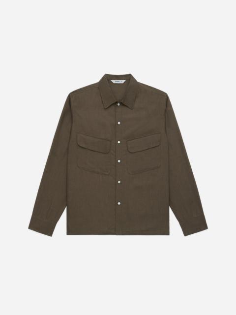 3sixteen Western Overshirt - Earth Wool/Lyocell