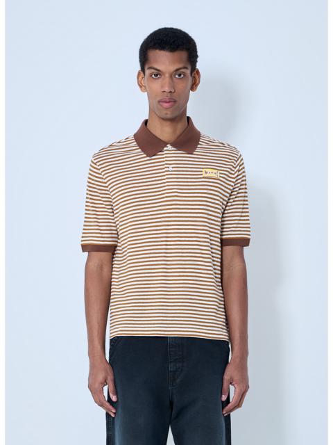Marni Marni Men Striped Polo Shirt