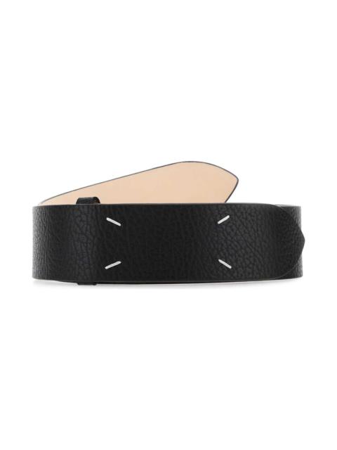 Maison Margiela Black Leather Belt