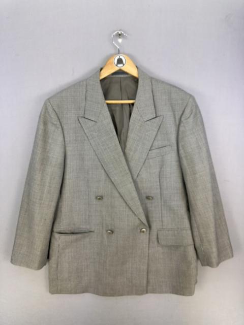 Burberry Vintage Burberrys Houndstooth Silk & Kid Mohair Coat Jacket