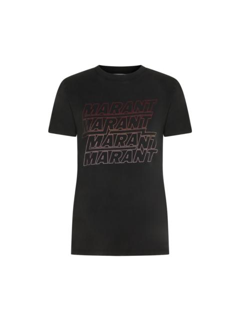 Isabel Marant Étoile Black Cotton T-shirt