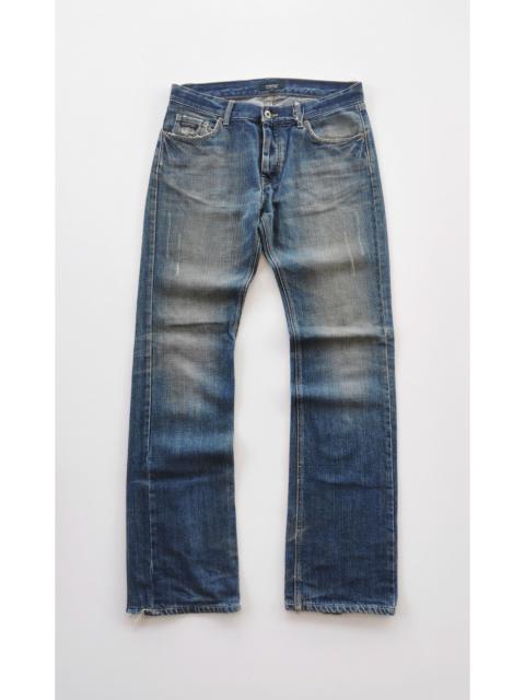 Burberry Burberry Slim Straight Distressed Jeans