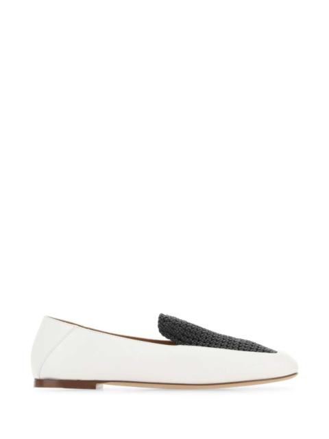 Chloé Chloe Women Two-Tone Leather Olene Loafers