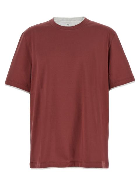 Brunello Cucinelli Brunello Cucinelli Men Double Layer T-Shirt