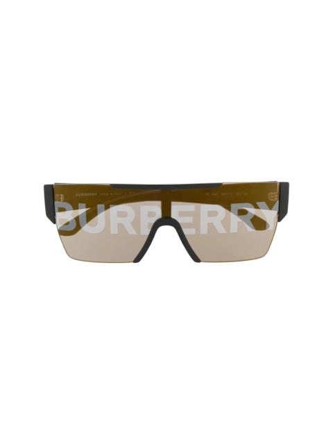 Burberry logo lense sunglasses