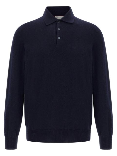 Brunello Cucinelli Brunello Cucinelli Men Cashmere Polo Shirt