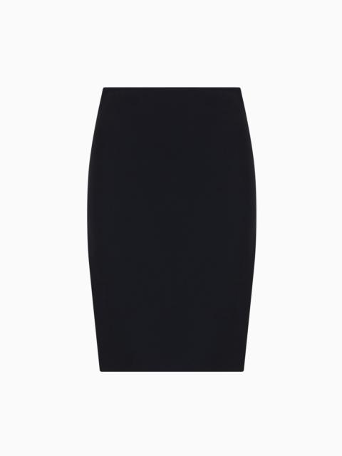 GIORGIO ARMANI Silk cady tube skirt