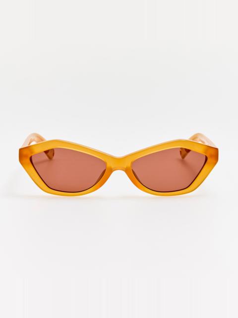 JACQUEMUS Bambino Sunglasses in Caramel
