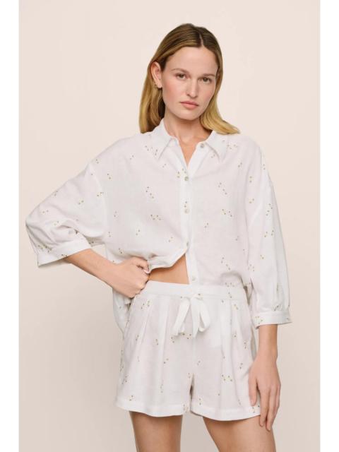 eberjey Linen Blend Relaxed Short