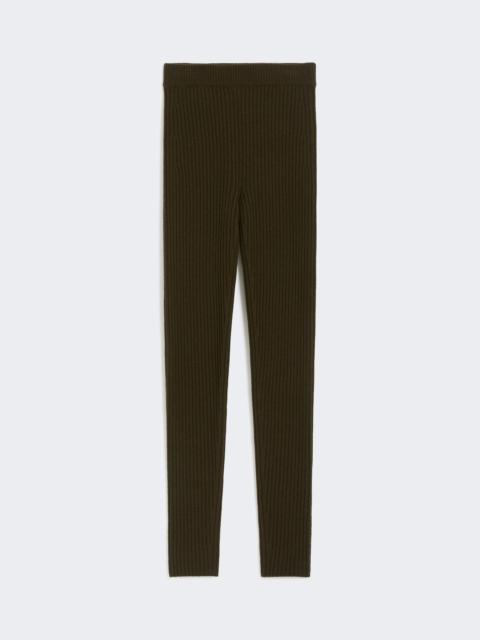 Max Mara APOGEO1234 Wool and cashmere knit leggings