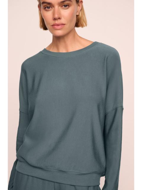 eberjey Softest Sweats Boat Neck Pullover