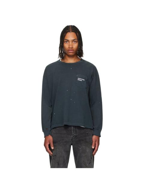 Black Classic Logo LS T-shirt