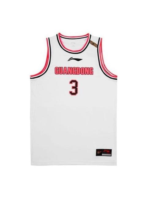 Li-Ning Li-Ning CBA Guangdong Basketball Jersey 'White Red' AAYR447-1