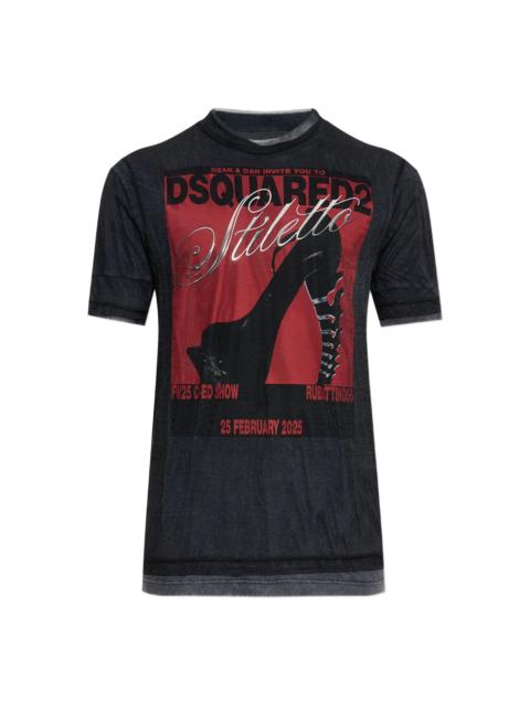 DSQUARED2 Dsquared2 Grey T-Shirts & Vests Men