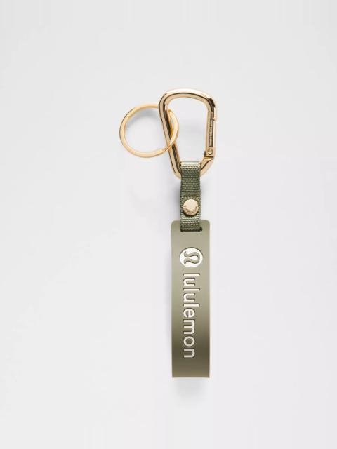 lululemon Silicone Keychain