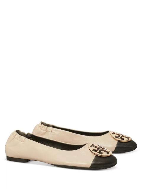 TORY BURCH Women's Claire Cap Toe Ballet Flats
