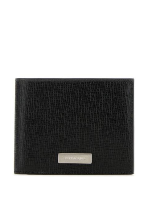 Salvatore Ferragamo Man Black Leather Wallet