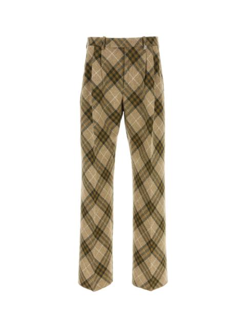 Burberry Embroidered wool pant