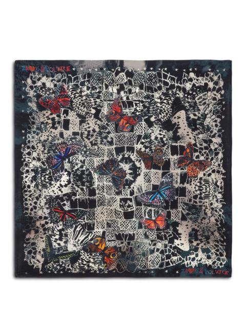 Zadig & Voltaire Blondie 70 Butterfly Silk Scarf