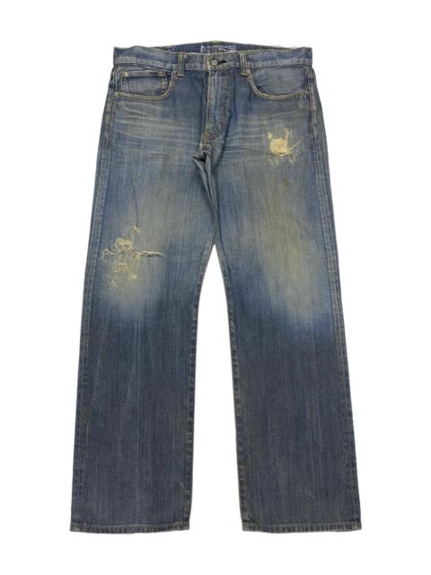 Other Designers Archival Clothing - 🔥BAGGY DISTRESSED DENIM EDWIN 504R BAGGY JEANS