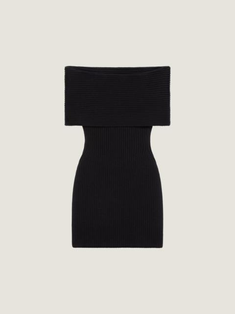 Givenchy OFF-THE-SHOULDER MINI DRESS IN WOOL