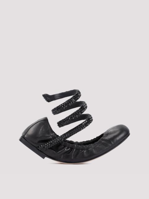 RENE CAOVILLA Ballerinas Black