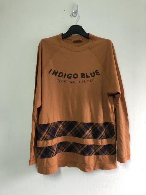 Other Designers Issey Miyake - HAI SPORTING GEAR T Shirt Longsleeve Indigo Blue