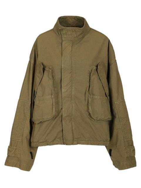 THE ATTICO Canvas Bomber Jacket Jackets Green