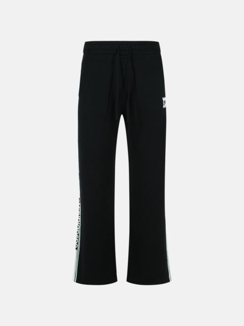 CASABLANCA BLACK MERINO WOOL PANTS