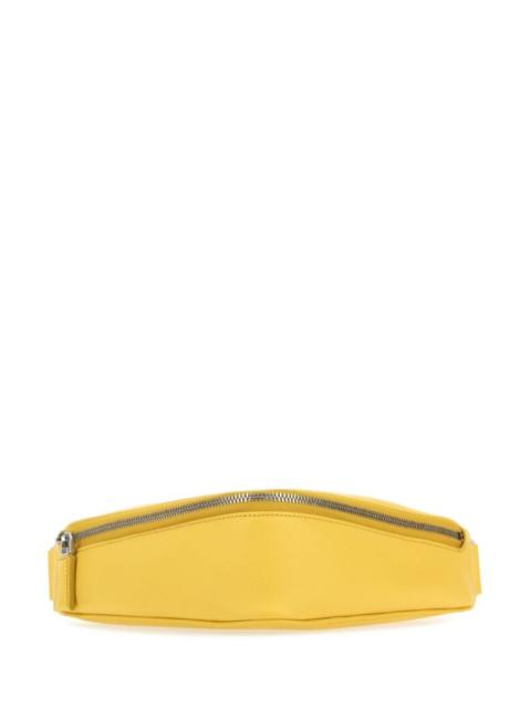 Prada Man Yellow Leather Belt Bag