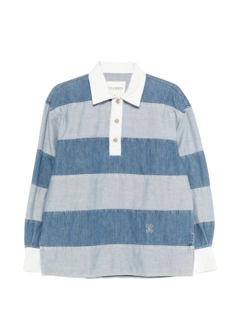 CLOSED Closed Striped Polo Top