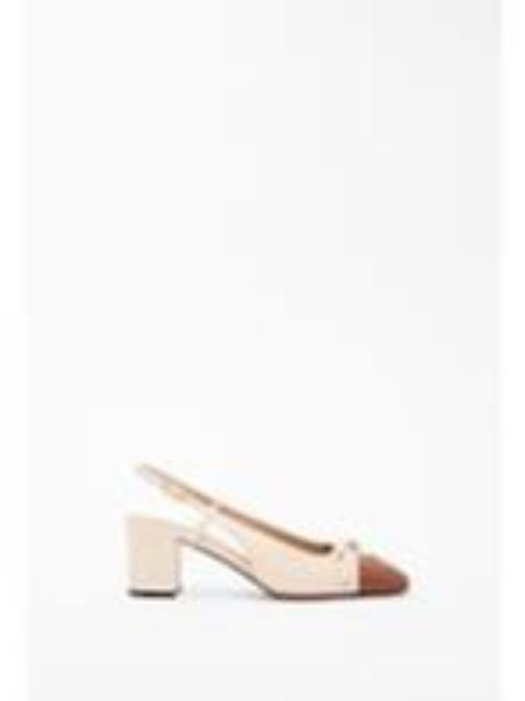 Valentino Valentino Garavani Valet Du Roi Leather Slingback Décolleté