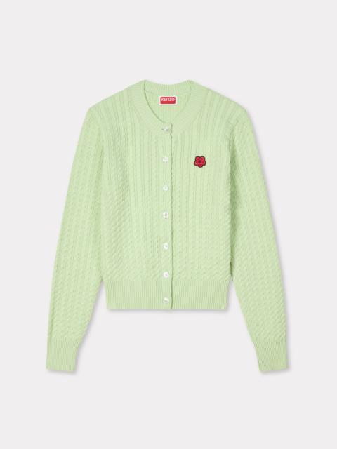KENZO 'Boke Flower' knit cardigan in cotton and wool
