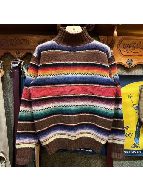 RRL by Ralph Lauren Ralph Lauren RRL Rainbow Striped Wool Sweater