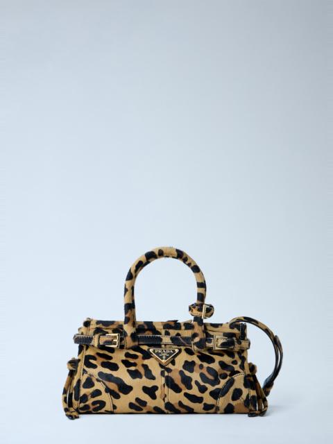 Prada Mini Bonnie Printed Leather Handbag