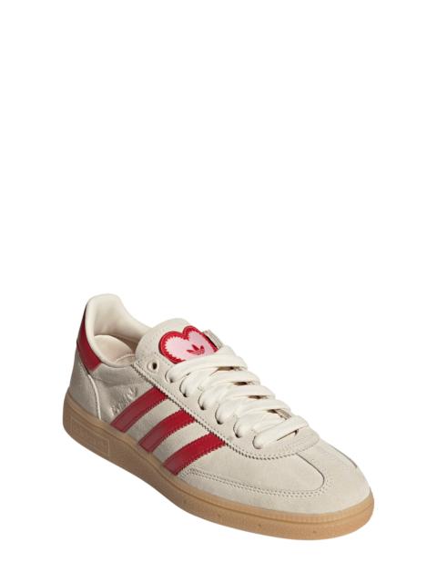adidas adidas Handball Spezial Sneaker in Cream/Scarlet/Pink at Nordstrom