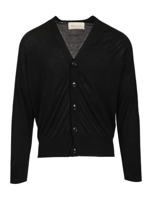 AMI Paris Ami Men Ami Paris V-Neck Wool Cardigan