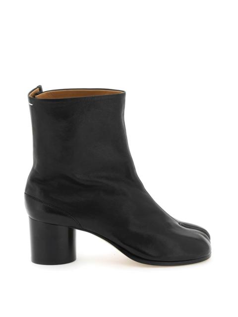 Maison Margiela Leather Tabi Ankle Boots Women