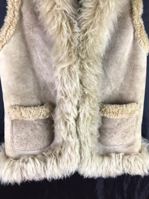 Other Designers Designer - AUSFURS SHEEPSKIN WOOL SHEARLING FUR WINTER VEST