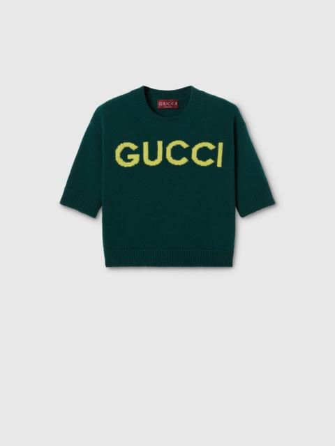 GUCCI Gucci Crewneck Knitwear With Short Sleeves
