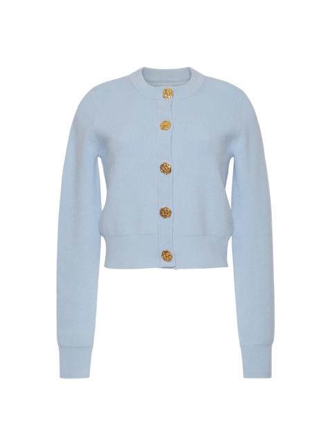 Cara Cara Ellery Cardigan
A Timeless Wardrobe Staple with Elegant Gold Floral Buttons