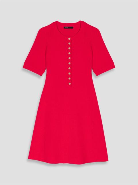 maje Mini ribbed knit dress