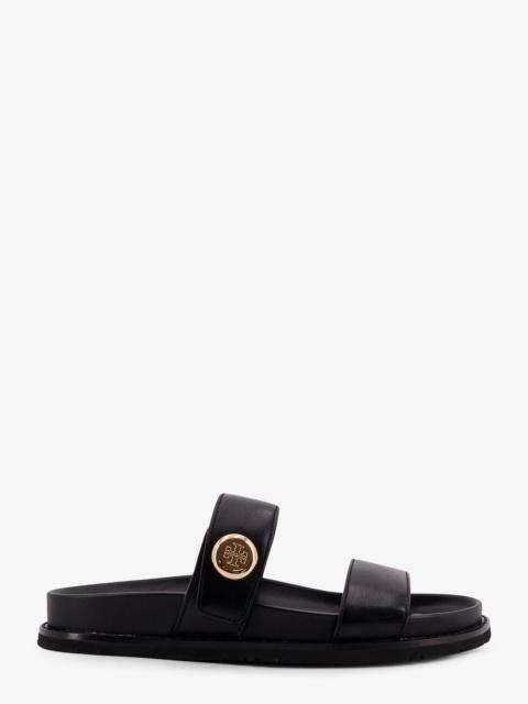 TORY BURCH Tory Burch Romy Leather Sandals Black