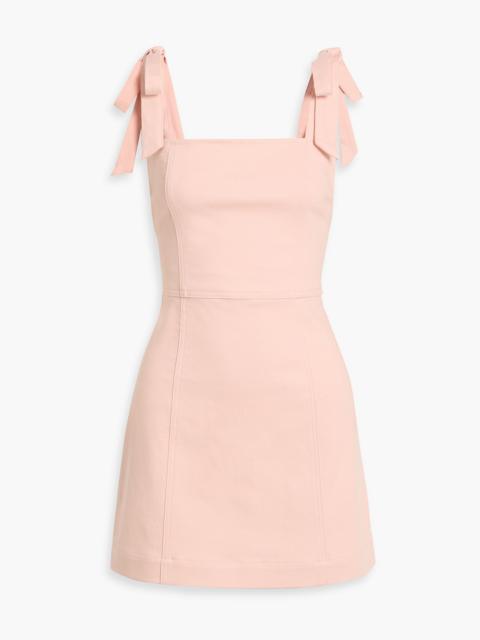 Alice + Olivia Maryann denim mini dress