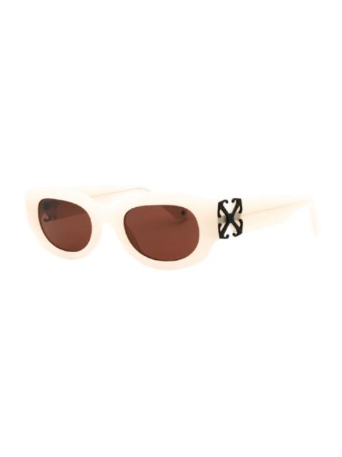 Off-White Off-White Ladies Black Oval Sunglasses OERI14EPALMER 6164