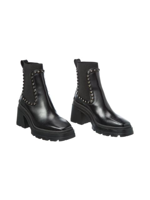 JIMMY CHOO Jimmy Choo Veronique 80 Leather Bootie (Authentic Pre-Loved)